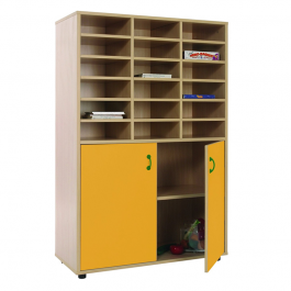 Mueble escolar medio armario y casillero Mobeduc