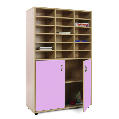 segurbaby.com, Mueble madera Mobeduc medio armario 600310 rosa