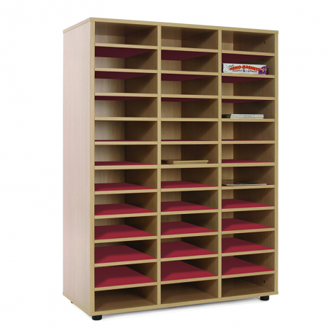 segurbaby.com, Mueble madera Mobeduc medio 600312 rojo