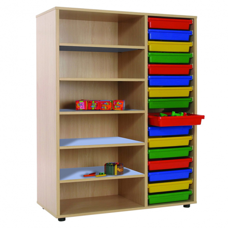 segurbaby.com, Mueble medio estantería cubetero lavanda