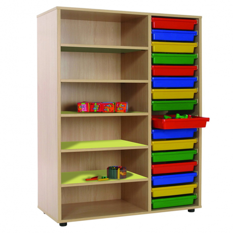 segurbaby.com, Mueble medio estantería cubetero manzana