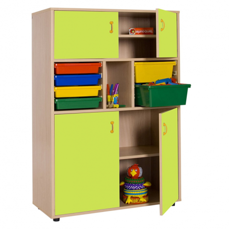 segurbaby.com, Mueble medio armario 4 puertas cubetero mobeduc