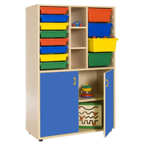 segurbaby.com, 600316 Mueble medio armario y cubetero azul