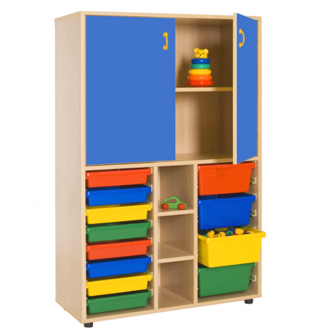 segurbaby.com, 600317 Mueble medio cubetero y armario azul