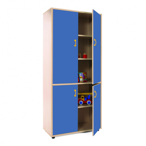 segurbaby.com, 600403 Mueble madera Mobeduc alto armario azul