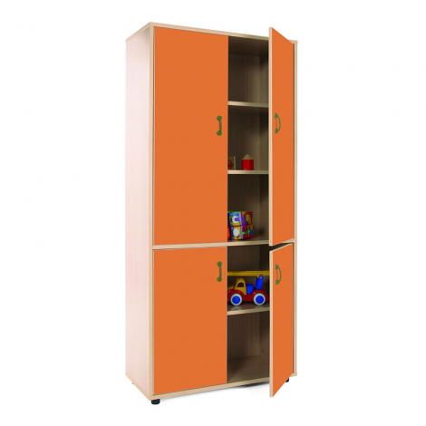 segurbaby.com, 600403 Mueble madera Mobeduc alto armario naranja