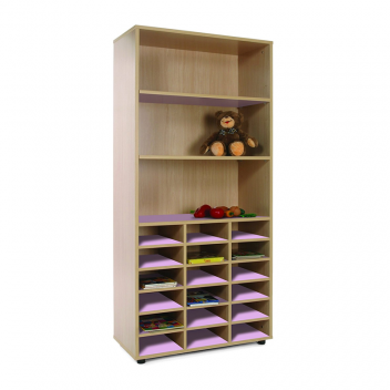 Mueble escolar alto casillero-estantería Mobeduc