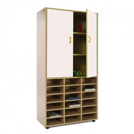 segurbaby.com, 600406 Mueble alto casillero armario blanco