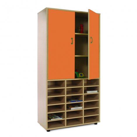 segurbaby.com, 600406 Mueble alto casillero armario naranja