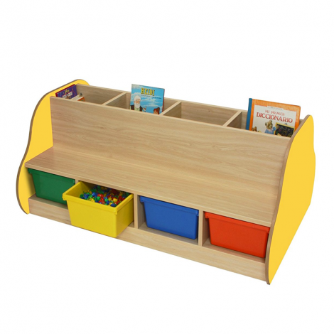 segurbaby.com, Banco librería escolar doble 8 niños mobeduc