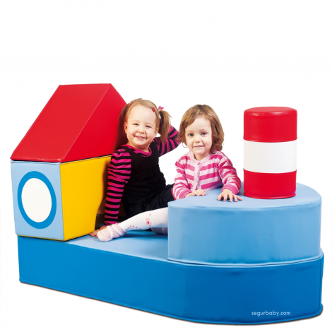 segurbaby.com, barco de foam mobiliario escuelas infantiles