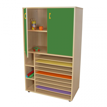 Mueble cartulinero y armario 90 cm Mobeduc