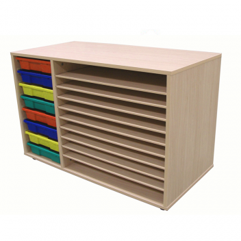 Mueble escolar cubetero y cartulinero Mobeduc