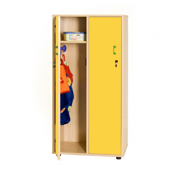 Mueble taquilla escolar 2 niños c/llave (147 cm)