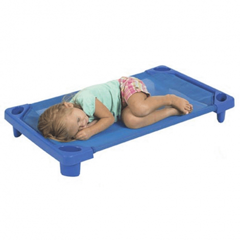 segurbaby.com, Camita apilable estándar 132 x 58 x 15 (lote de 6 uds)