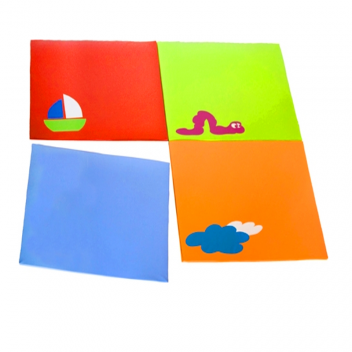 Tatami infantil tacto piel 130x130x2 (sin dibujos)