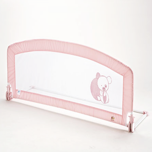 Evolucionar diseño Mil millones Barandilla cama extra-alta rosa | Segurbaby