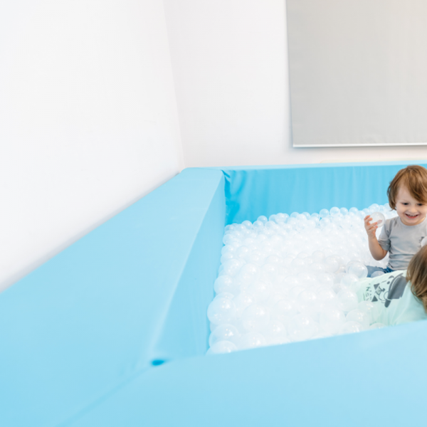 UBBCARE Piscina de bolas de espuma para bebés, piscina suave para niños  pequeños, 35 x 12 pulgadas, piscina redonda de espuma viscoelástica para