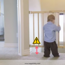 El peligro que no te puedes saltar en la instalación de una barrera de seguridad infantil